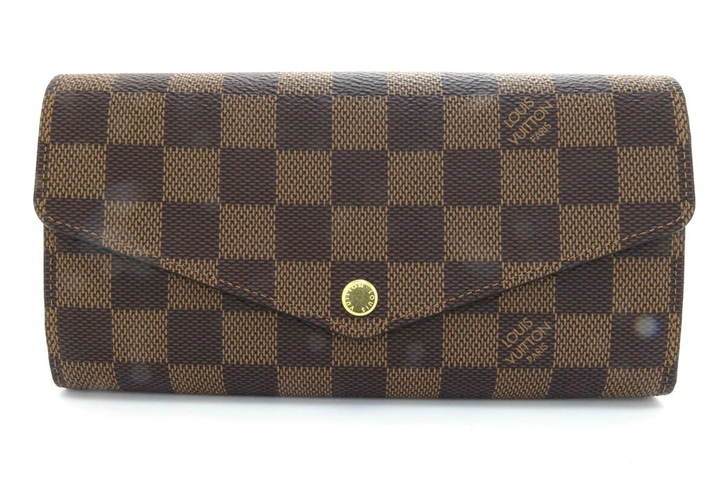 LOUIS VUITTON Portefeuille Sarah Damier Brown